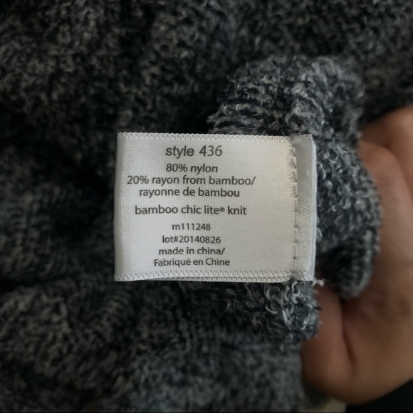 BAREFOOT DREAMS COZYCHIC LITE CALYPSO WRAP CARDIGAN small medium gray - Picture 2 of 5